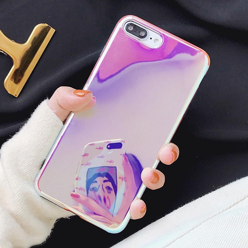 Funda para iPhone Tornasol Camaleon Case Mujer Brillante 3D