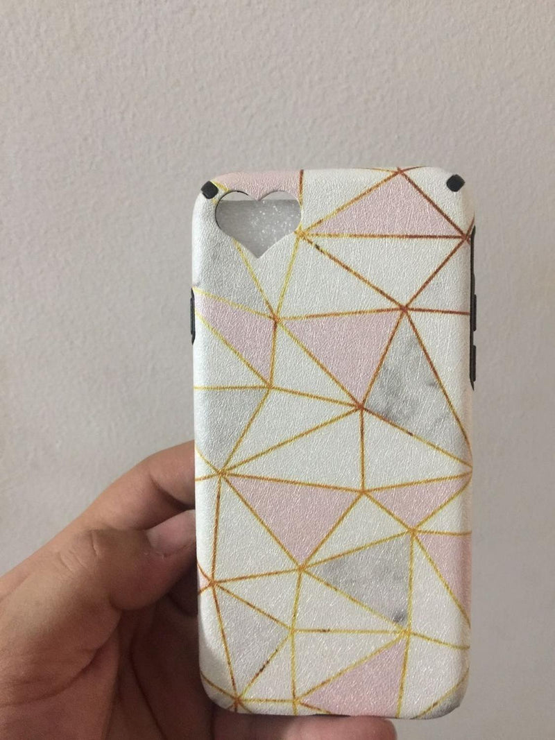 Funda Para iPhone Figuras Abstractas Dama Caballero Formas