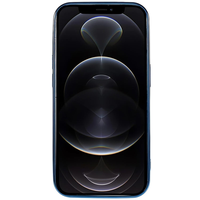 Funda de Lujo Goma para iPhone 14 Plus + Mica Case Elegante