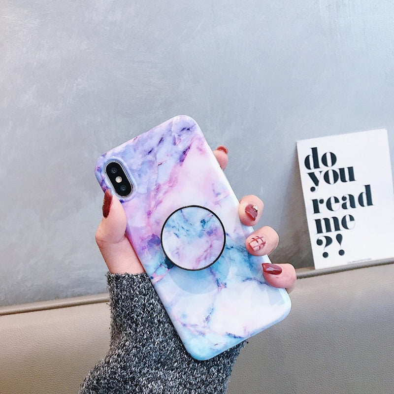 Funda Cuarzo Para iPhone Marmol Galaxia Universo Espacio 3D