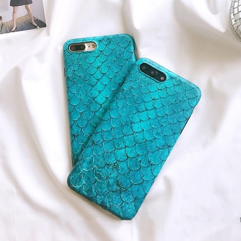 Funda Para iPhone Piel Dragon Escamas Hombre Mujer Sirena 3d