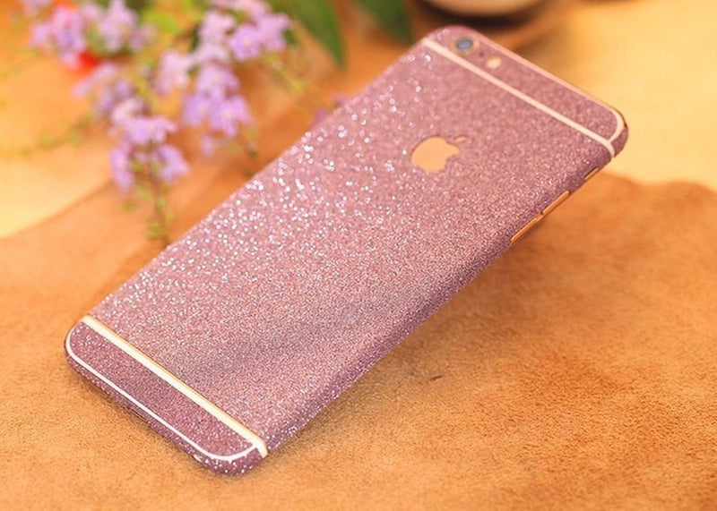 Sticker Glitter para iPhone Mujer Hombre Brillos Pegatina 3d