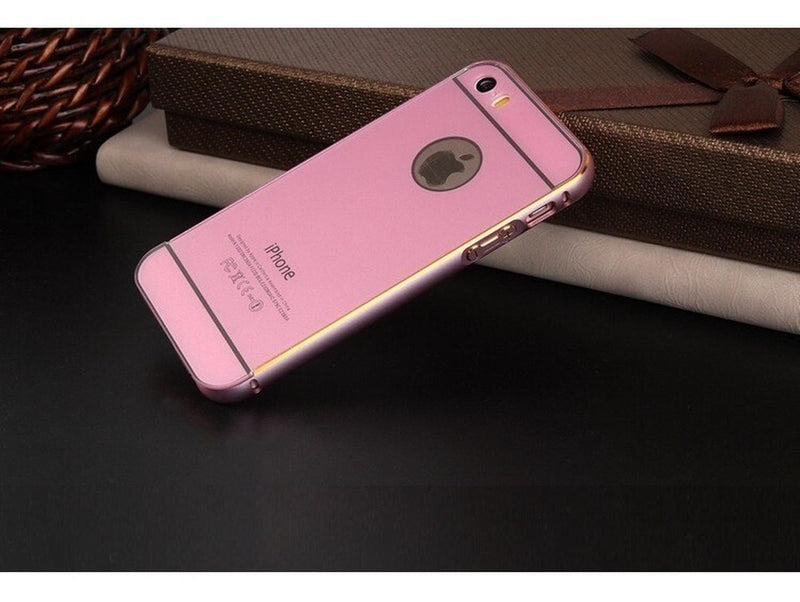 Funda para iPhone Aluminio Metal Reforzada Case Hombre Mujer