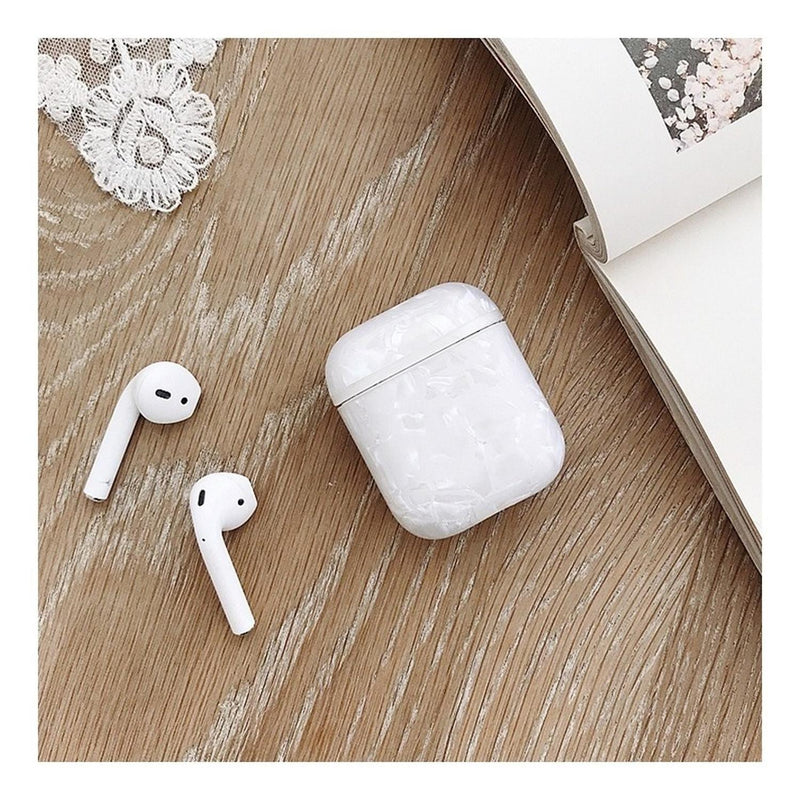 Funda Para AirPods Marmol Hombre Mujer Case Brillo Protector