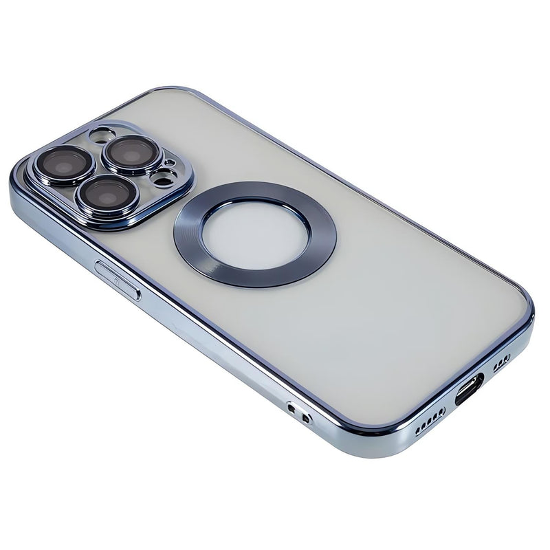 Funda de Lujo Goma para iPhone 8/7 Plus + Mica Case Elegante
