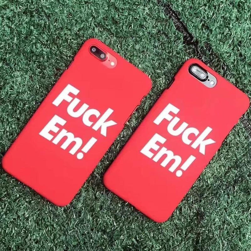 Funda Para iPhone Fuck Em! Hombre Mujer Frases Marca Moda 3d