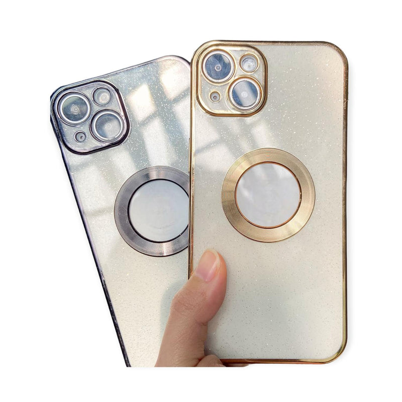 Funda de Lujo Goma para iPhone 12 / 12 Pro + Mica Elegante