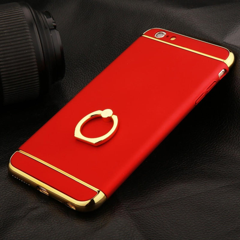 Funda Armable Anillo Compatible Con iPhone Resistente