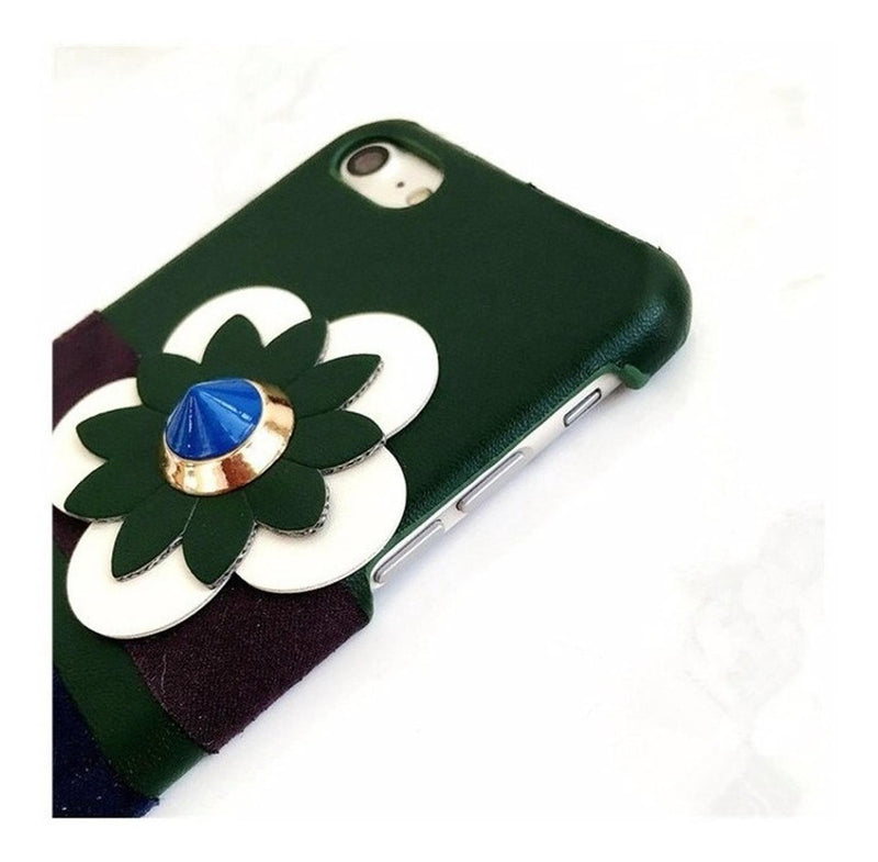 Case Para iPhone Flores Piedra Colores Otoñales Mujer Funda