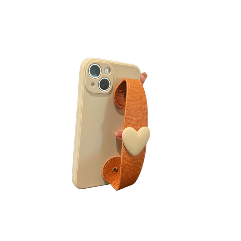 Funda Corazon para iPhone + Mica Protector Case Mujer Fuerte