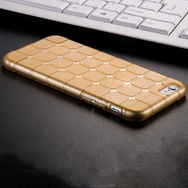 Funda Para iPhone Cubos Goma Hombre Mujer Cuadros Figuras 3d