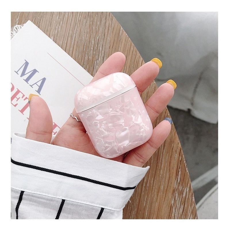 Funda Para AirPods Marmol Hombre Mujer Case Brillo Protector