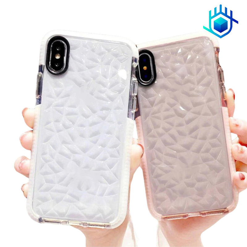 Funda para iPhone Diamantes 3d Reforzada Mujer Dama Protecto