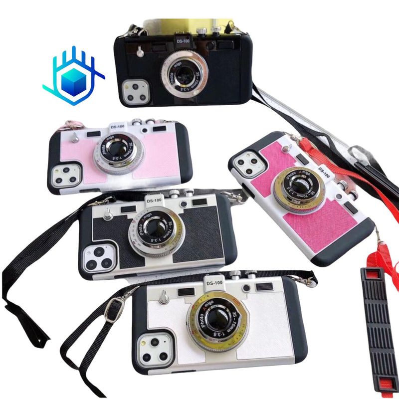 Funda para iPhone Camara Profesional 3d Collar Mujer Hombre