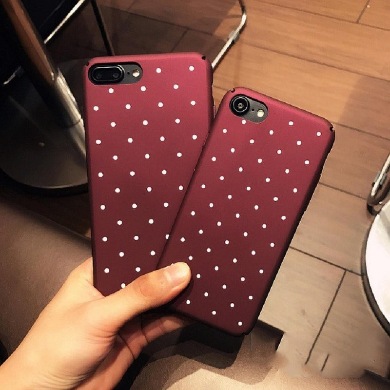 Funda Case Para iPhone Puntos Caballero Hombre Mujer Polka