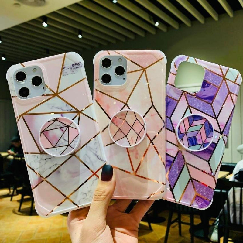 Funda Premium para iPhone Geometria Mujer Reforzada Fuerte