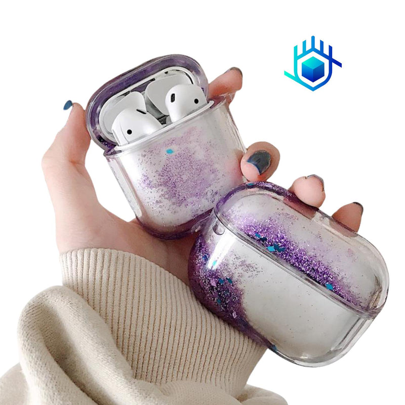 Funda Brillos Liquido para AirPods Case Uso Rudo Mujer Dama