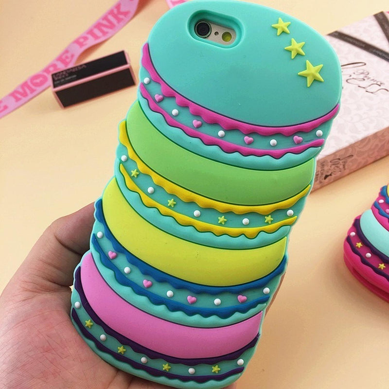 Funda Para iPhone Galleta Postre Macarons Dama Mujer Hombre