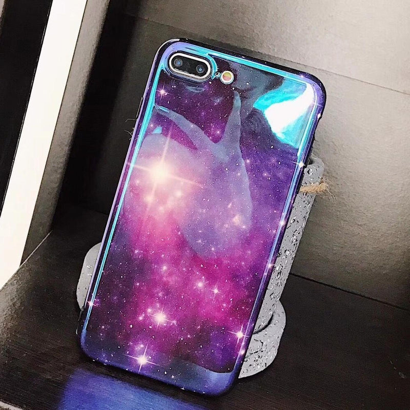 Funda Para iPhone Galaxia Planetas Case Cosmico Hombre Mujer