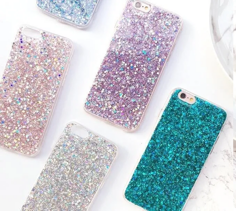 Funda Glitter para iPhone Brillo Diamantes Escarcha Diamante