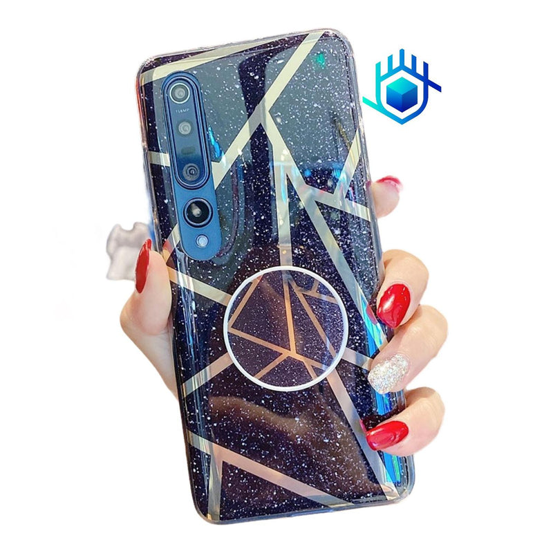 Funda Para Huawei + Mica Lineas Case Mujer Protector Mujer