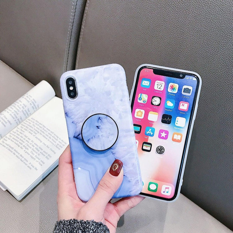 Funda Cuarzo Para iPhone Marmol Galaxia Universo Espacio 3D