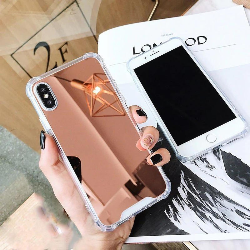 Funda Galaxy Goma Gruesa Resistente Espejo Dama Hombre Mujer