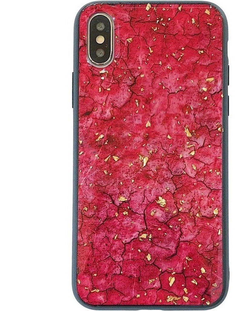 Funda Marmol Para iPhone con Diamantes Mujer Case Brillo 3D