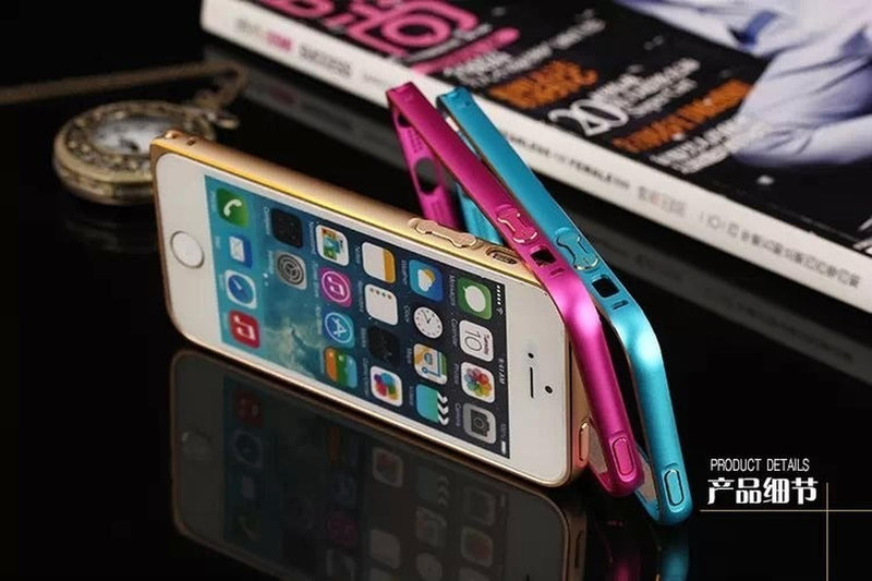 Funda Bumper para iPhone Aluminio Super Delgado Ligero Case