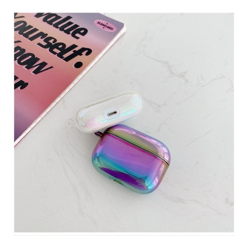 Funda para AirPods Arcoiris Galaxia Hombre Mujer Tornasol 3D