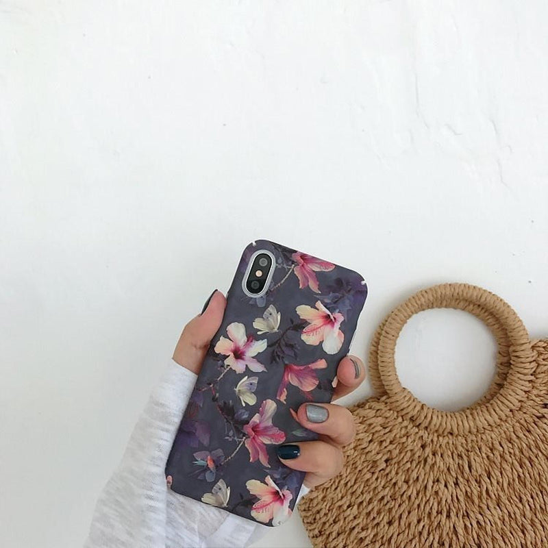 Case Mariposas Para iPhone Flores Dama Mujer Arte Bosque 3d