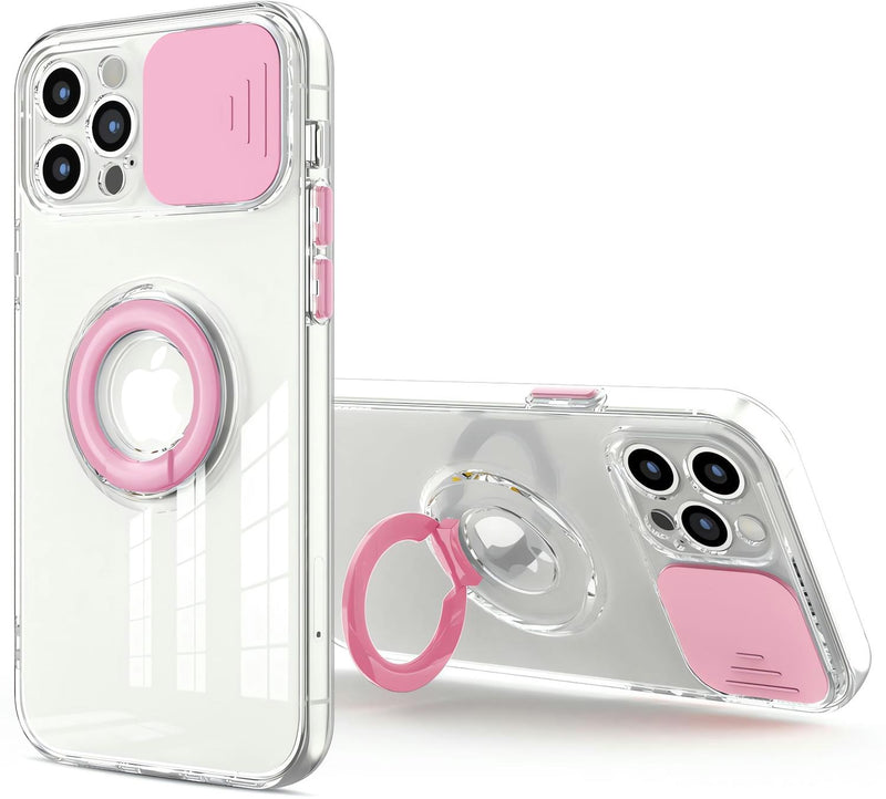 Funda Protectora Camara con Anillo para iPhone 13 Pro + Mica