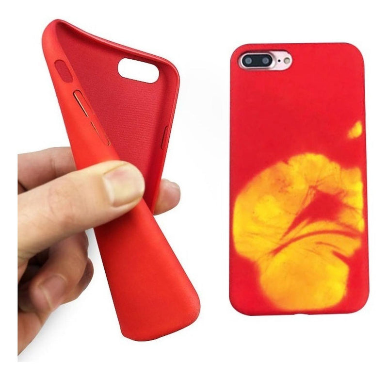 Funda Para iPhone Galaxy Termal Cambiar Color Hombre Mujer