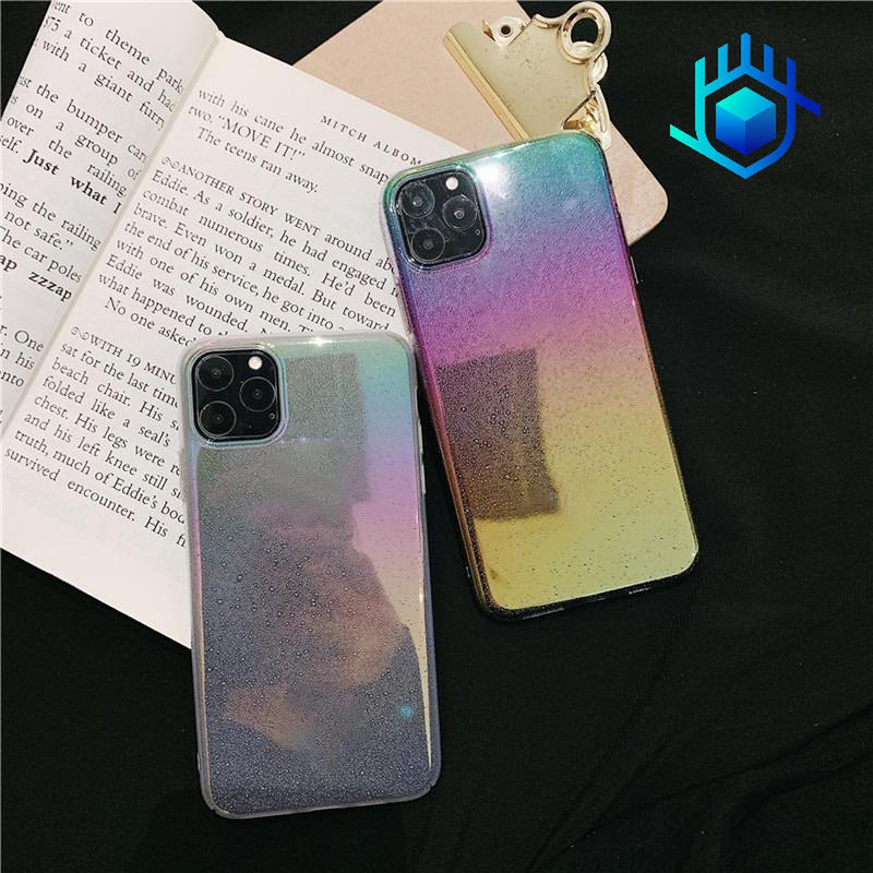 Funda Nebula Huawei Tornasol Arcoiris Unicornio Mujer Hombre