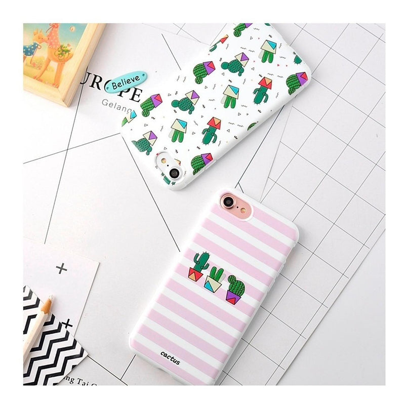 Funda Cactus iPhone Divertidas Maceta Case Planta Mujer Dama