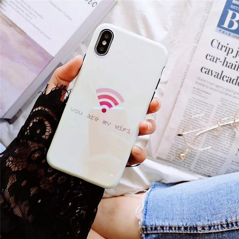 Funda Para iPhone You Are My Wifi Hombre Mujer Amor Novios