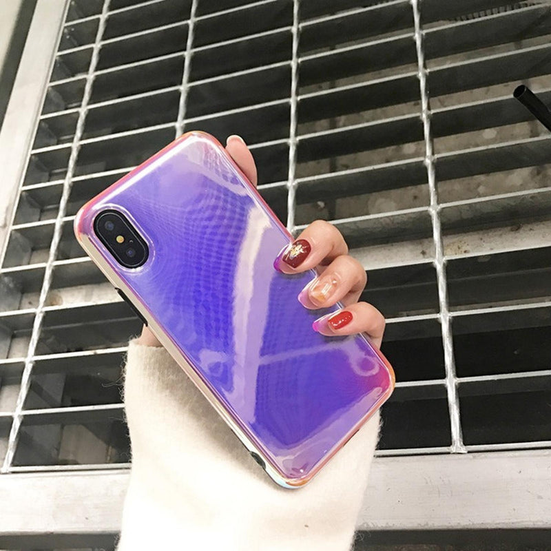 Funda para iPhone Tornasol Camaleon Case Mujer Brillante 3D