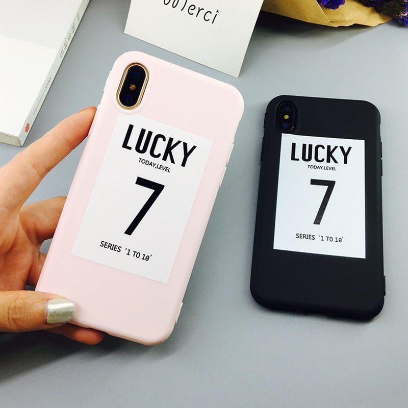 Funda Para iPhone Lucky 7 Suerte Level Numero Casino Poker