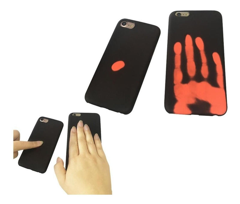 Funda Para iPhone Galaxy Termal Cambiar Color Hombre Mujer