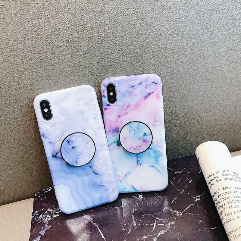 Funda Cuarzo Para iPhone Marmol Galaxia Universo Espacio 3D