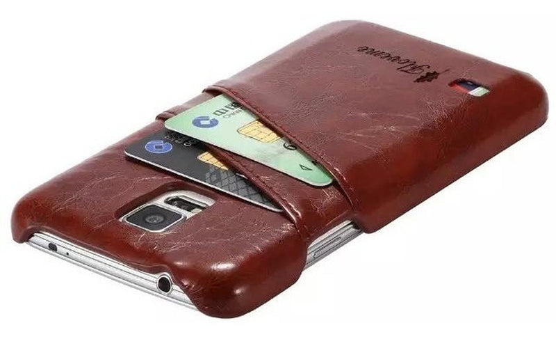 Funda Para iPhone Galaxy Cartera Piel Guarda Tarjeta Hombre