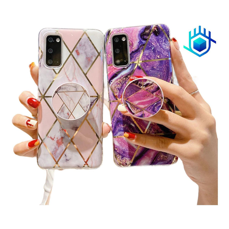 Funda Para Huawei + Mica Lineas Case Mujer Protector Mujer