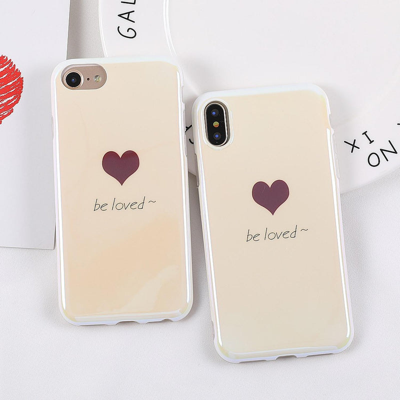 Funda para iPhone Corazones Dama Mujer Hombre Case Resistent