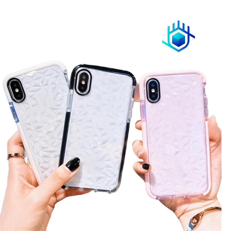 Funda para iPhone Diamantes 3d Reforzada Mujer Dama Protecto