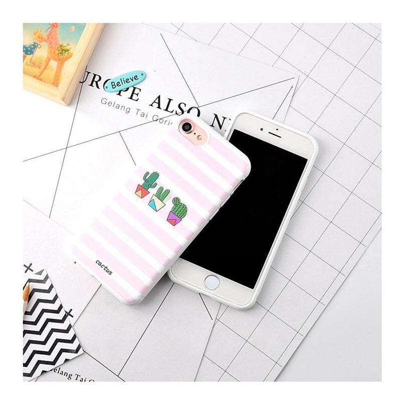 Funda Cactus iPhone Divertidas Maceta Case Planta Mujer Dama