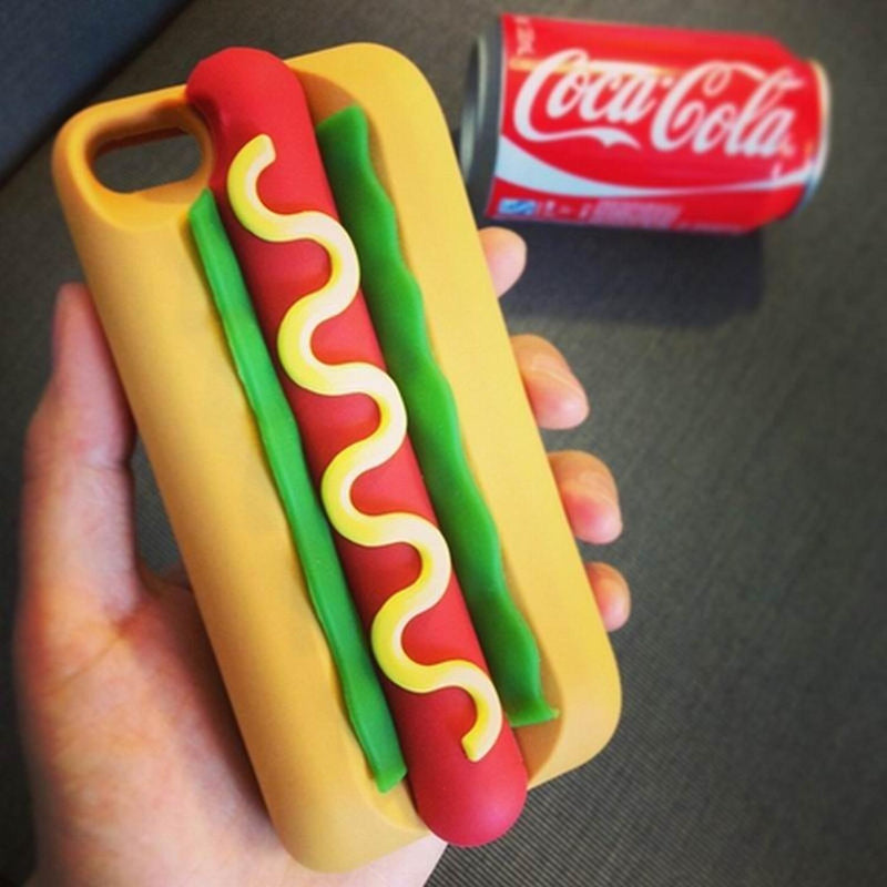 Funda iPhone Hotdog Salchicha Food Comida Rapida Snack Case