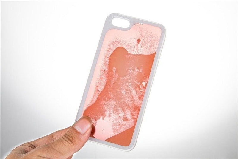 Funda Arena Liquido Brilla Obscuridad Glow 5 5s Se 6 6s Plus