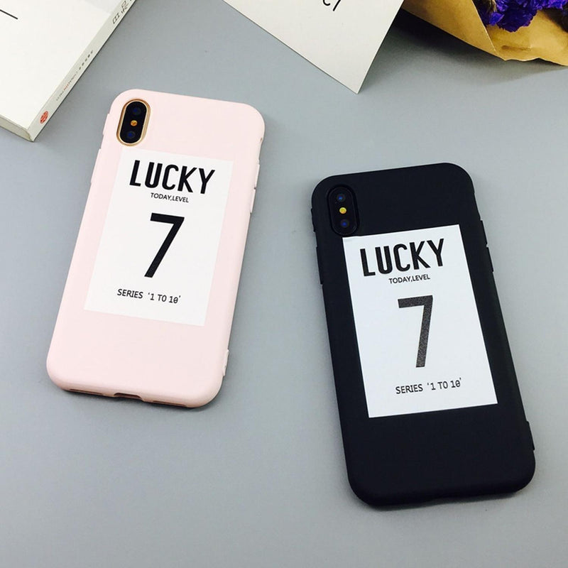 Funda Para iPhone Lucky 7 Suerte Level Numero Casino Poker