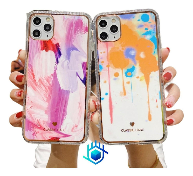 Funda Para iPhone Pintura Dama Mujer Hombre Arena Marmol 3d