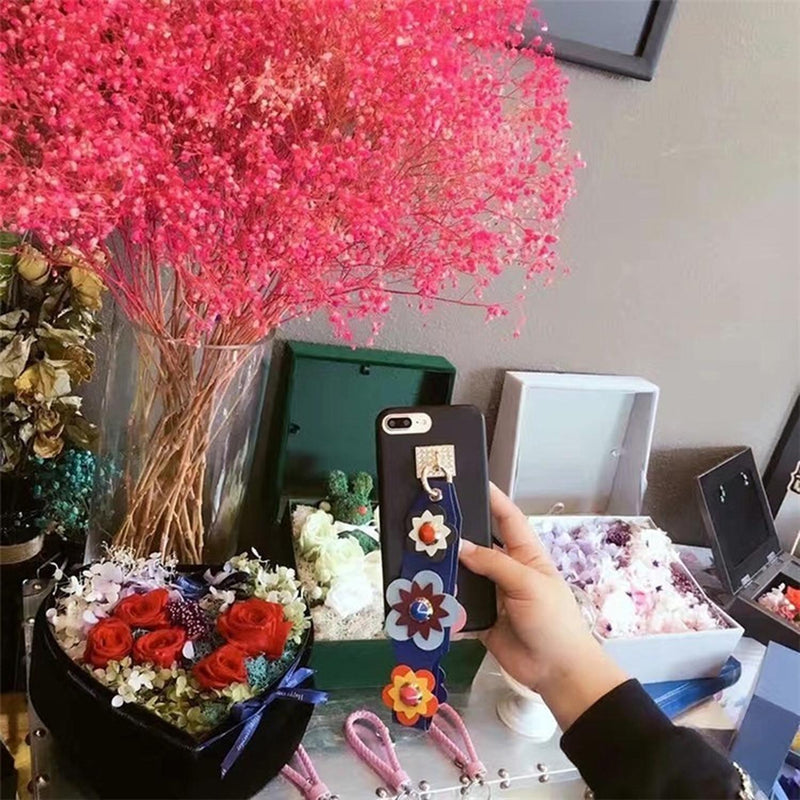 Funda Para iPhone Flores Daisy Rosa Correa Dama Mujer Piedra